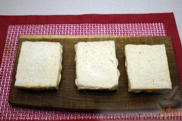 Сэндвичи с бананами и сгущёнкой