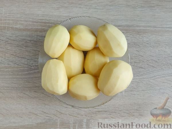 Картофель, запечённый с сыром и сливочным маслом (в духовке)
