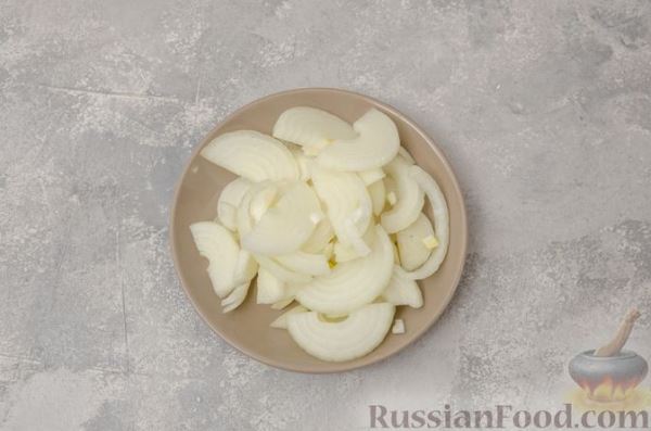 Булгур со свининой и грибами (на сковороде)
