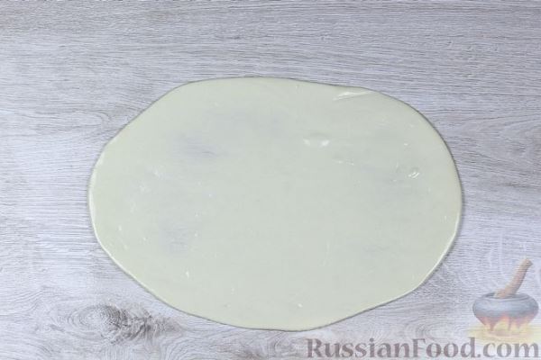 Двухслойная вертута с картошкой и луком