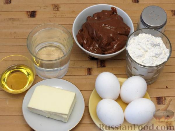 Профитроли с варёной сгущёнкой