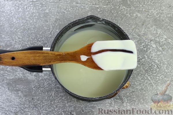 Рулет из блинов с заварным кремом