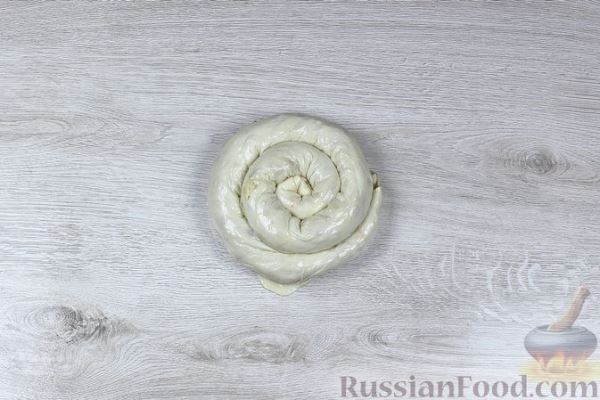 Двухслойная вертута с картошкой и луком