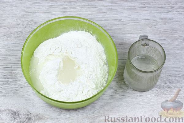 Двухслойная вертута с картошкой и луком