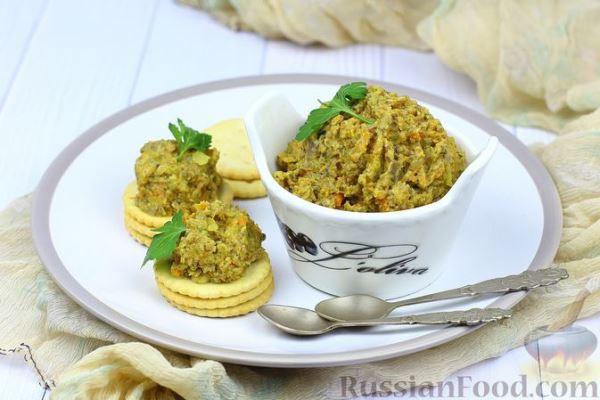 Икра из шампиньонов с морковью
