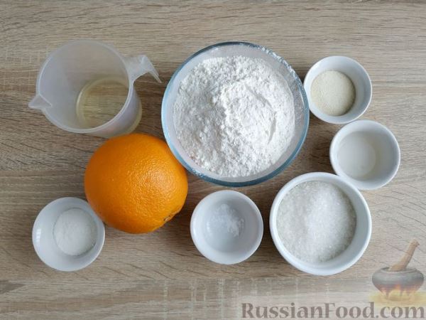 Постные апельсиновые кексы