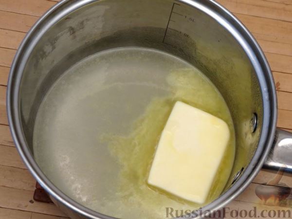 Профитроли с варёной сгущёнкой