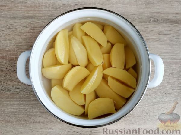 Картофельное пюре со сметаной