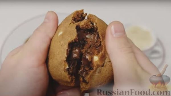 Шоколадное печенье "Нутелла"