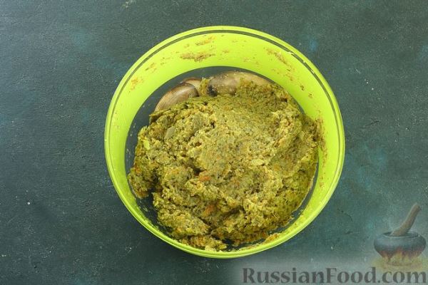 Икра из шампиньонов с морковью