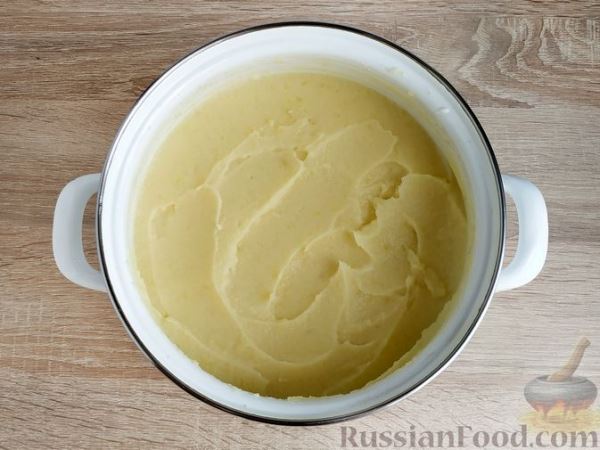 Картофельное пюре со сметаной