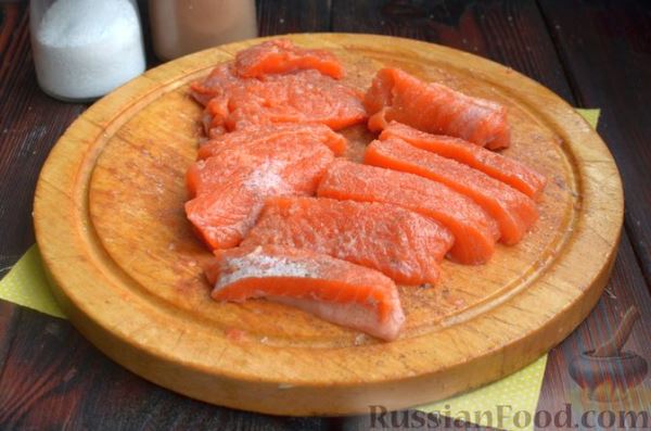 Форель, запечённая в лаваше