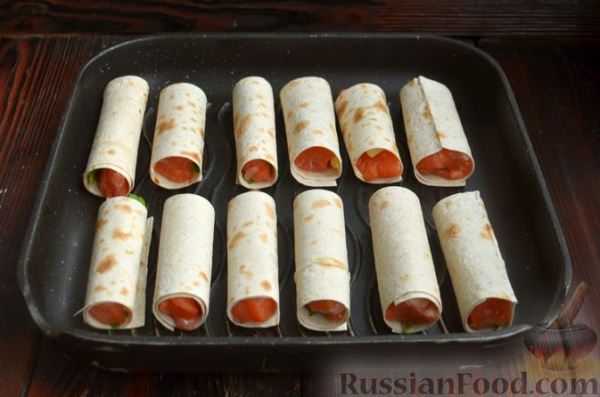 Форель, запечённая в лаваше