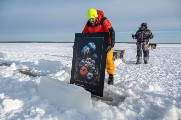 Пока не растаял лёд – подлёдная фотовыставка Виктора Лягушкина. При поддержке Nikon