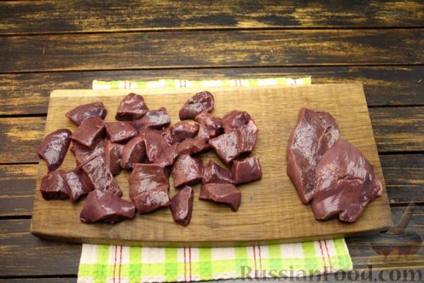 Суп-пюре из печени и шампиньонов