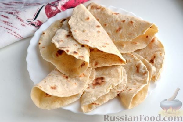 Тортильи из пшеничной муки