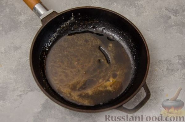 Блинчики с творогом в сливочной карамели