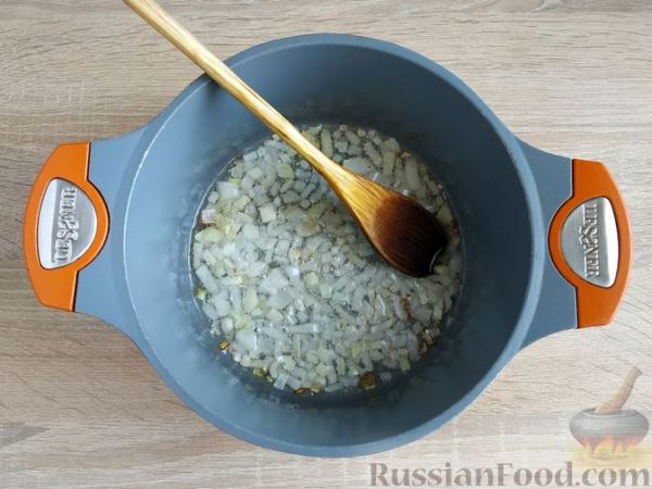 Картошка, тушенная с чечевицей