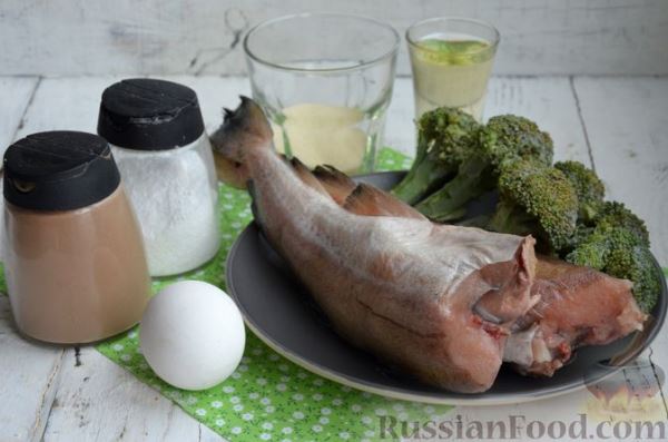 Рыбные котлеты с брокколи