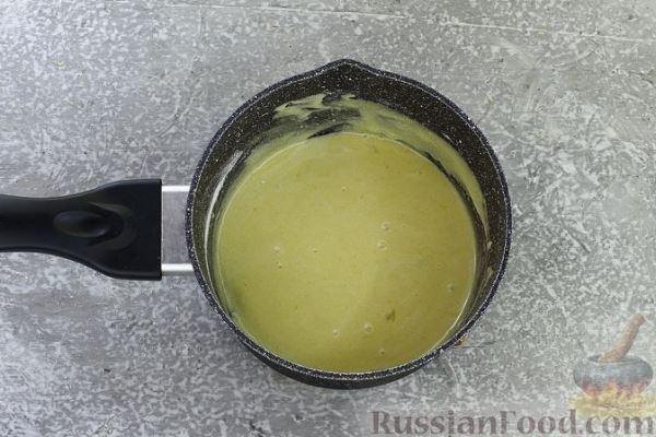 Рулет из блинов с заварным кремом