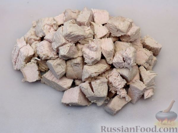 Индейка, тушенная с грибами и сметаной