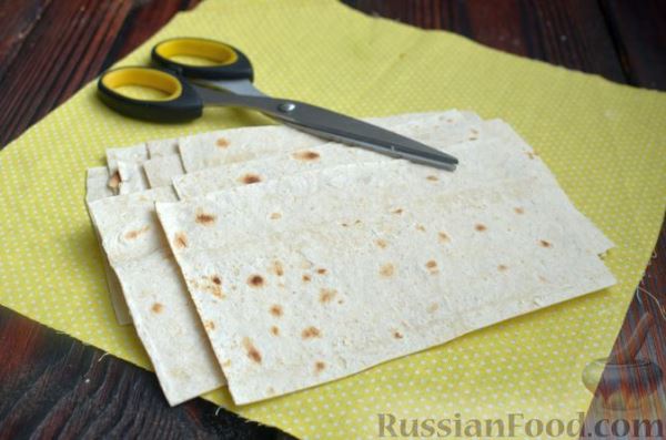 Форель, запечённая в лаваше