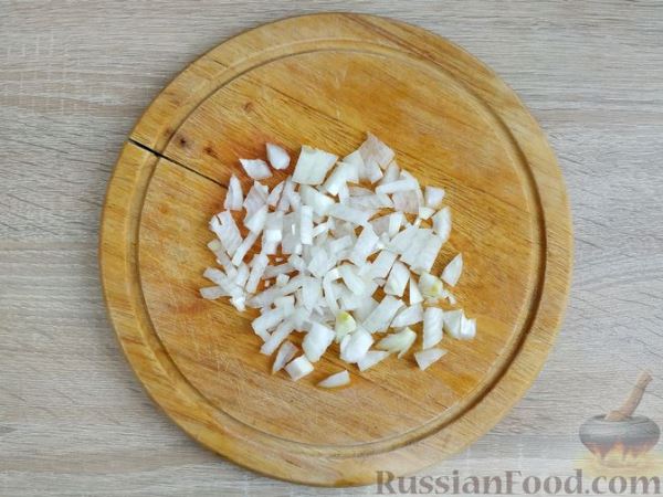Картошка, тушенная с чечевицей