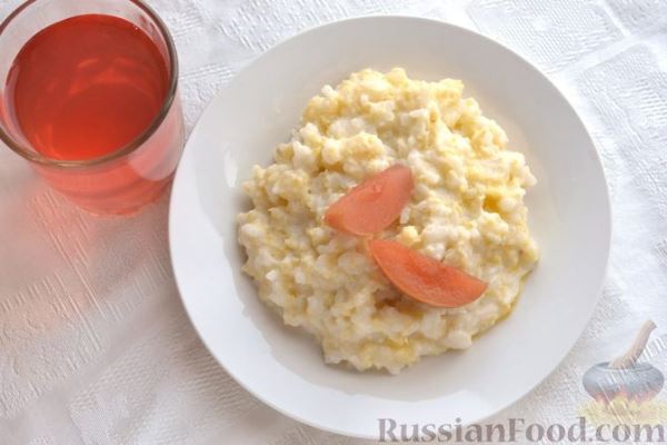 Рисово-пшённая каша на молоке