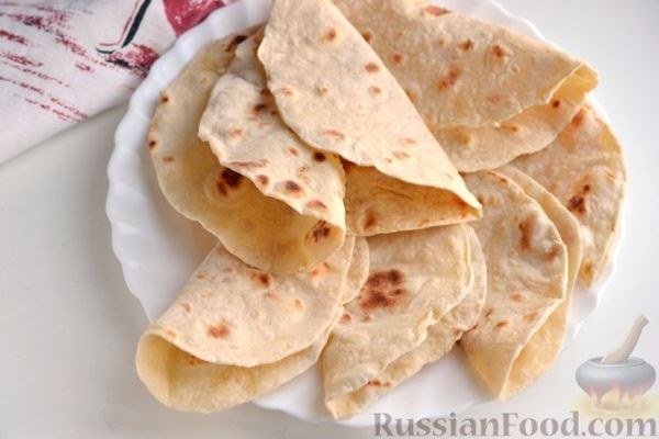 Тортильи из пшеничной муки
