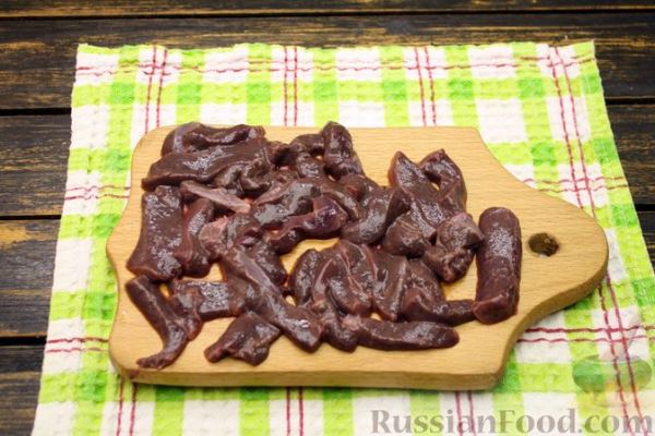 Суп-пюре из печени и шампиньонов