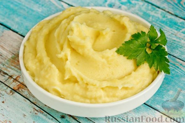 Картофельное пюре со сметаной